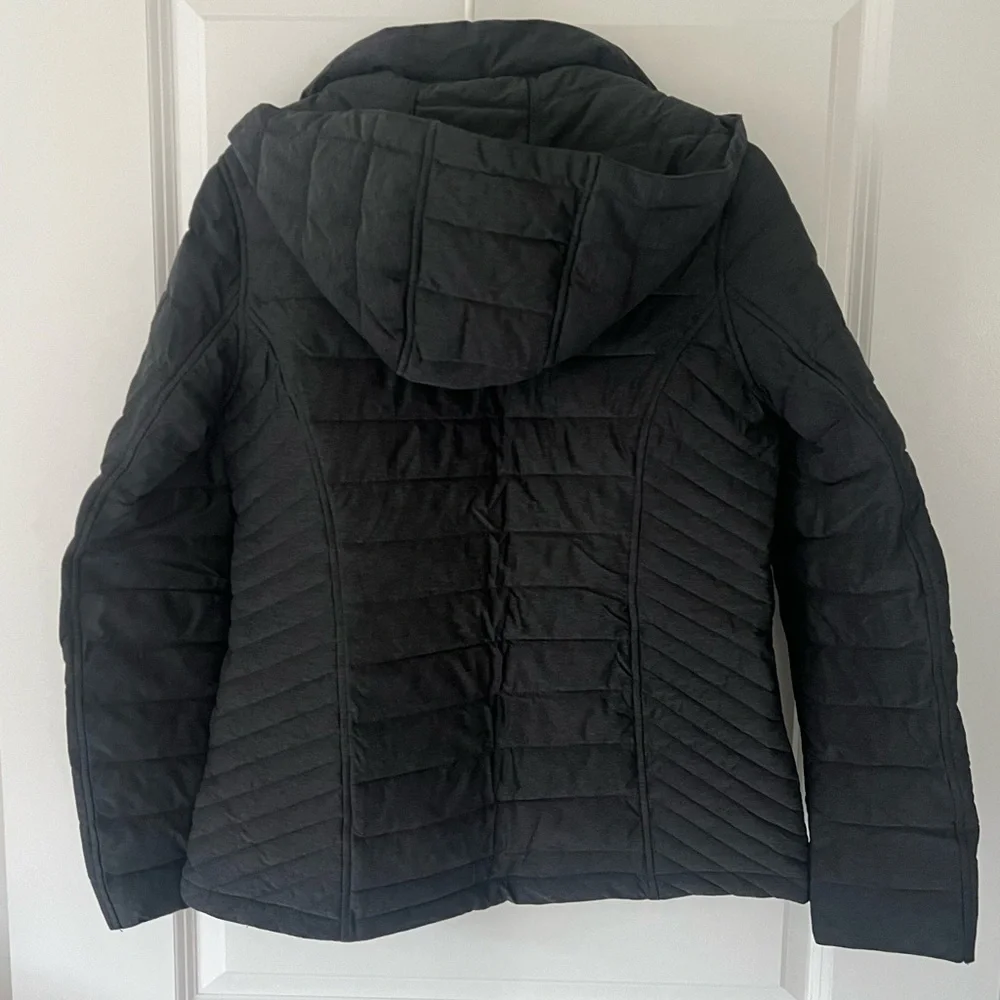 Nautica Women's Dark Gray Packable Puffer Jacket - Picture 8 of 10